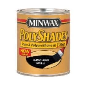 Minwax Company, The Qt Blk Sat Polyshade 61395 Interior Wood Stains