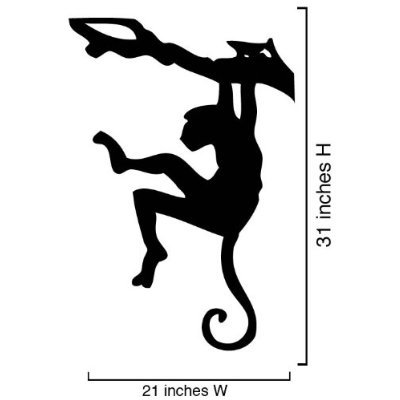 Vinyl Wall Art Decal Sticker Safari Monkey on Tree Branch #165