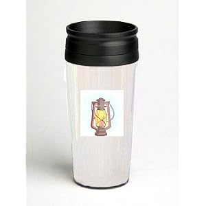 16 oz. Double Wall Insulated Tumbler with lantern - Paper Insert by SHOPZEUS