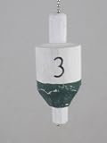 Nautical Hand Carved Green Buoy Wooden Ceiling Fan Pull
