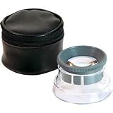 10x Adjustable Focus Stamp Magnifier Loupe Philatelic Tool
