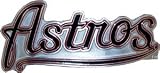 HOUSTON ASTROS Belt Buckle- Black w/ Red Outline