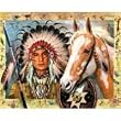 Indian Chief 1000 pc Jigsaw Puzzle by White Mountain