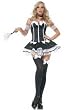 5PC French Chambermaid Sexy Holiday Party Costume