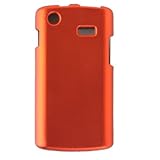 Samsung Captivate I897 Crystal Rubberized Case - Orange