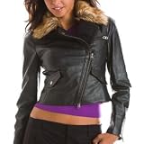 Armani Exchange Faux Fur Biker Jacket