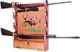 San Angelo Deluxe Wooden Wall Gun Rack
