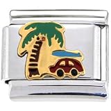 CARIBBEAN PALM TREE Italian Charm