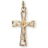 24K Gold-Plated Crucifix and 18-inch Chain