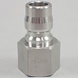 バルブレス中圧用プラグカプラー・ステンレス（オネジ取付用） TS-3PF-SUS