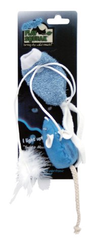 OurPets Play-N-Squeak at Night Twinkle Mouse in Motion Cat Toy