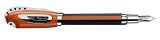 Ducati 1000 Petrol Orange/Black Medium Point Fountain Pen - DU-FPO-BM