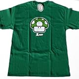 NINTENDO MUSHROOM ONE UP T SHIRT, XLarge