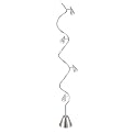 Silver Venus Spiral Floor Lamp