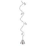 Silver Venus Spiral Floor Lamp