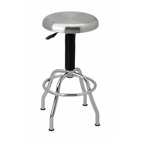 Seville Classics Stainless Steel-top Work Stool by Seville Classics