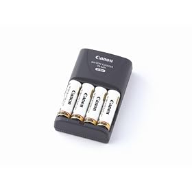 Click here to buy Canon CBK4-300 AA Battery and Charger Kit by Canon.
