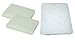 American Supreme Jersey Cradle Sheet 2 Pack with Waterproof Cradle Mattress Pad, Celery