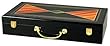 Glossy Wooden Poker Chip Case - Holds 300 Chips, 2 Decks of Playing Cards and Dice