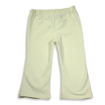 Rubbies - Toddler Girls Bootleg Pant, Ivory (Size 3T)