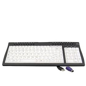 Click here to buy 105-Key USB & PS 2 Illuminated Multimedia Keyboard (Black White) - Type Easily, Even In The....