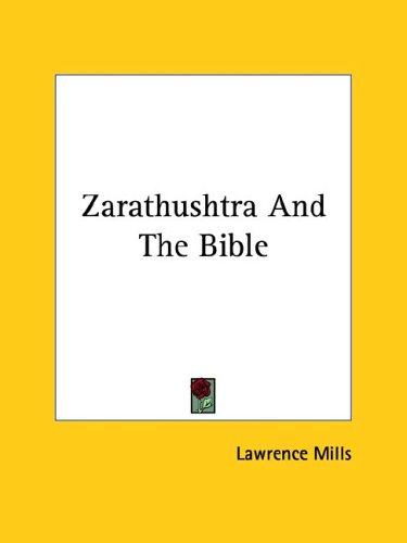 Zarathushtra And The Bible under Zoroastrianism in The Books Store