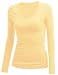 Doublju Women's Simple basic V-neckline daily T-shirt