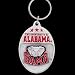 College Team Logo Key Ring - Alabama Crimson Tide