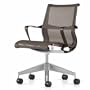 Setu Home Office Desk Task Chair by Herman Miller - 5 Star Base, Java Color with Arms