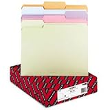 SMEAD MANUFACTURING CO. / File folders, single-ply top, 1/3 cut, assorted colors, letter, 100/box / SMD11953 / Sold as 1 Box / Mfr Part # 11953 \*/ File folders, single-ply top, 1/3 cut, assorted colo