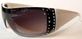 Diamonte Visor Sunglasses