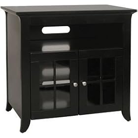 Tech Craft CRE32B - Veneto Series Hi-Boy 32 Cabineted TV Stand (Black)