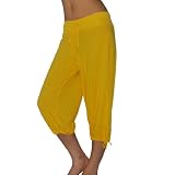 Body Glove SMOOTHIES Womens Finest Soft & Dri-Fit Capri / Relaxed Short Pants - X-Large