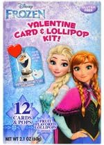 Disney Frozen Valentine Card & Lollipop Kit - 3 Ct