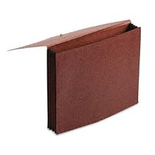 Pendaflex ESS60343 Premium Reinforced Expanding Wallet, 3-1/2" Expansion, Letter Size, 11-3/4" x 9-1/2", Red Fiber