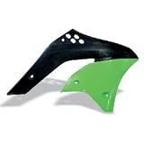 Acerbis Radiator Scoops - KXF450 09-10/Green/Black