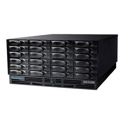Quantum DXi5500 $25K off! NAS 7.2 TB rack mountable Serial ATA 300 HD 500 GB x 24 RAID 5, 5 hot spare Gigabit Ethernet / 2Gb Fibre Channel iSCSI 5U Quantum DXi5500 - NAS - 7.2 TB - rack-mountable - Serial ATA-300 - HD 500 GB x 24 - RAID 5, 5 hot spare - Gigabit Ethernet / 2Gb Fibre Channel - iSCSI - 5U