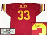 Marcus Allen signed USC Trojans Official Red Jersey