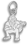 Purdue Boilermakers Solid Sterling Silver ''PETE'' 3/8'' Pendant
