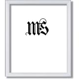 10x13 / 10'' x 13'' Frame for Picture Photo or Poster, Solid Wood, White, style #602