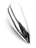 Sterling Silver Classic Fingertip Large Armor Claw Ring