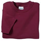 NEW Gildan Ultra Cotton - Youth 100% Cotton T-Shirt Maroon-XS