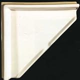 Tilecrest Bath Accessories Shampoo Shelf White Ceramic Tile & Stone