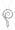 10k White Gold Diamond Snake Pendant (1/4 cttw, I-J Color, I2-I3 Clarity)