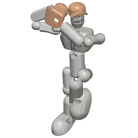 Stikfas Baseball Action Figure Kit G2 Alpha Male Grey