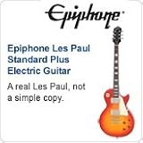 Epiphone Les Paul Standard Plus-Top Electric Guitar, Trans Blue