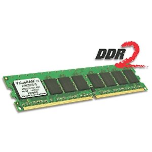 Kingston ValueRam 512MB 533MHz DDR2 Non-ECC CL4 DIMM Retail Packaging