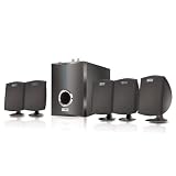 Coby CSP94 300-Watt 5.1 Channel Home Theater Speaker System, Black