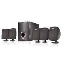Coby CSP94 300-Watt 5.1 Channel Home Theater Speaker System, Black