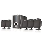 Coby CSP94 300-Watt 5.1 Channel Home Theater Speaker System, Black